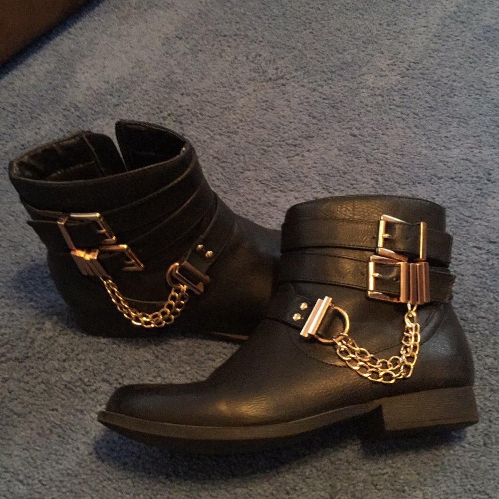 Black booties